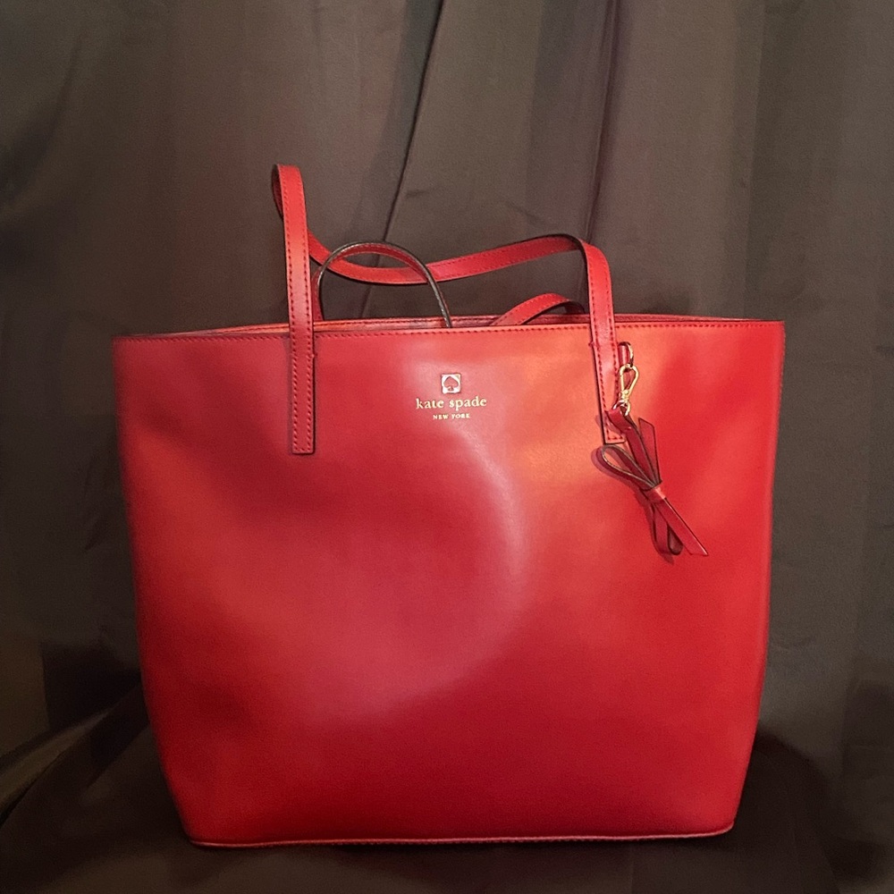 Kate Spade Red Leather Tote